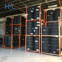 Hot Sale Powder Coating Industrial Warehouse Stacking Storage Tyre Rack